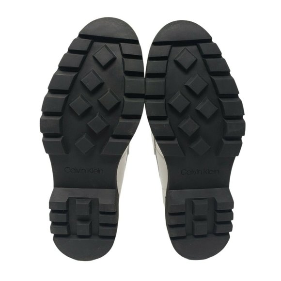 Calvin Klein Fletcher Leather Loafer White 7.5 NEW - Picture 11 of 11